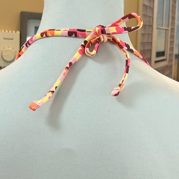 Hurley Retro Floral Daisy Triangle Bikini Set NWT Medium - Picture 9 of 10